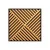 Akusztikus falpanel Deco VIII bambusz hatású 60x60x1,8 cm