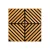 Akusztikus falpanel Deco IX bambusz hatású 60x60x1,8 cm