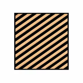 Akusztikus falpanel Deco III bambusz hatású 60x60x1,8 cm