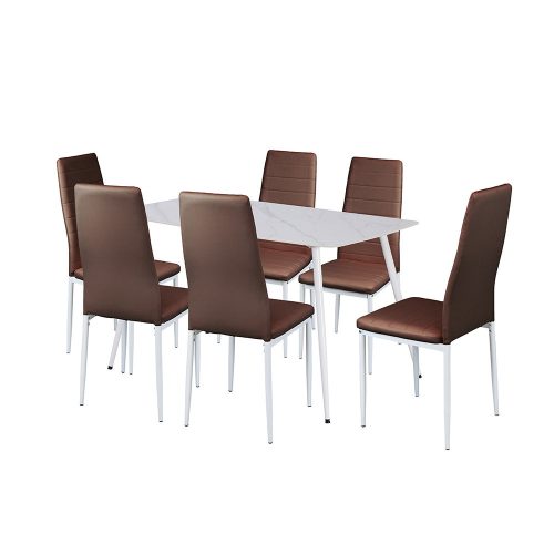 Jenna 6+1 étkező garnitúra barna