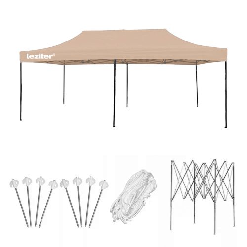 Összecsukható kerti pavilon 3x6 m