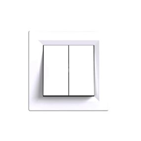 Nova csillárkapcsoló 105 fehér kerettel