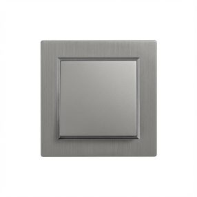   Nova egy áramkörös egypólusú kapcsoló 101 szürke szálcsiszolt kerettel