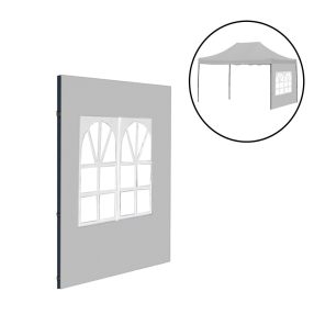 Kerti pavilon ablakos oldalfal ponyva 3x4 m