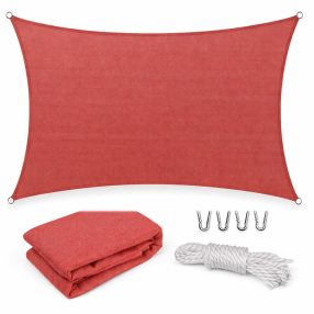 Rana napvitorla négyszög alakú 5x6 m piros