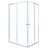OLGA SQ 90x80 szögletes zuhanykabin zuhanytálca nélkül